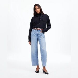 Madewell Perfect Vintage Wide Leg Crop Jean
